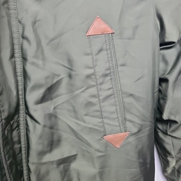 Roots Canada Green Winter Jacket Size M Mens Hooded Outdoor Coat Vintage - Picture 5 of 15